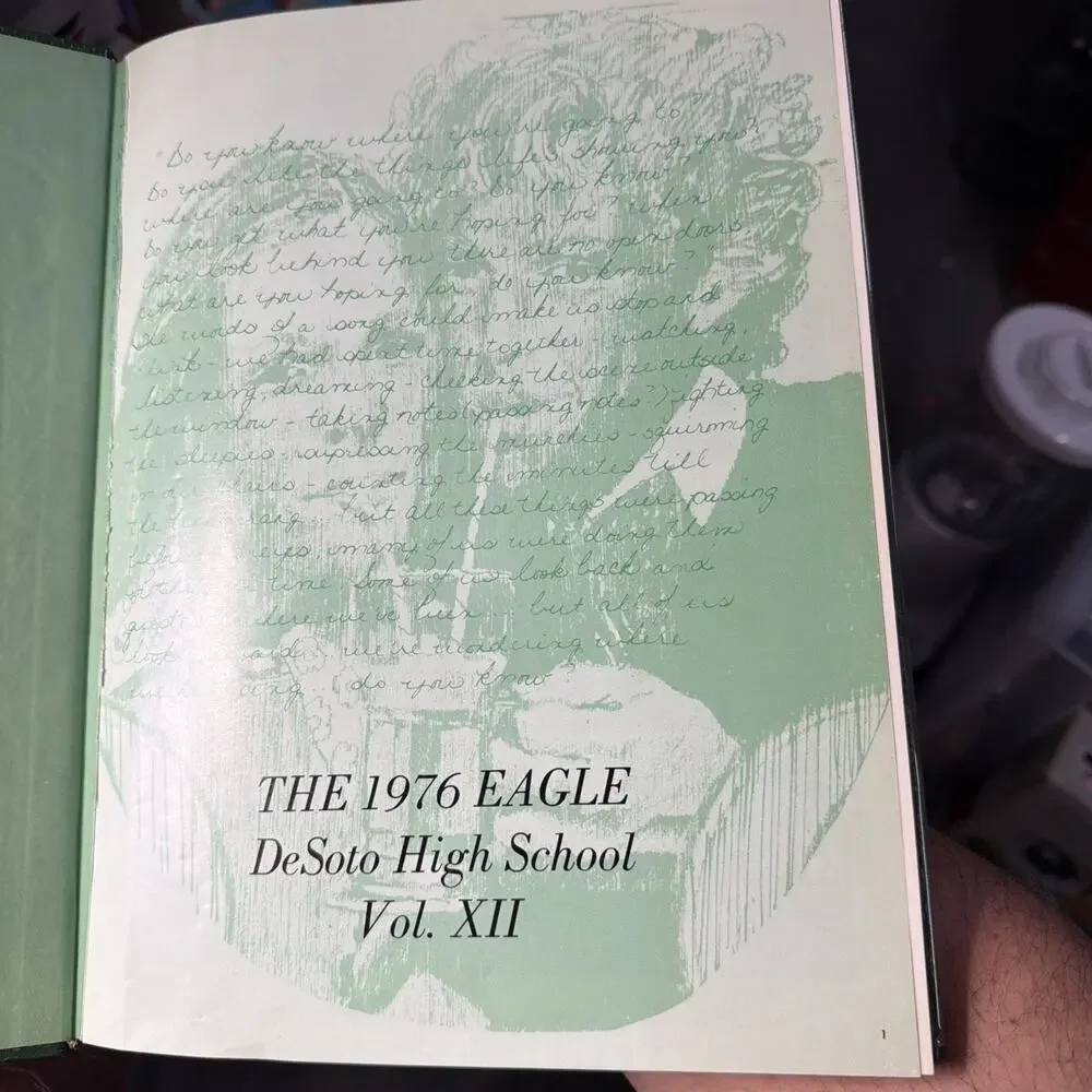 1976 Eagle. DeSoto High School Yearbook Texas